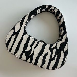 Coperni Swipe Leather Baguette Shoulder Bag